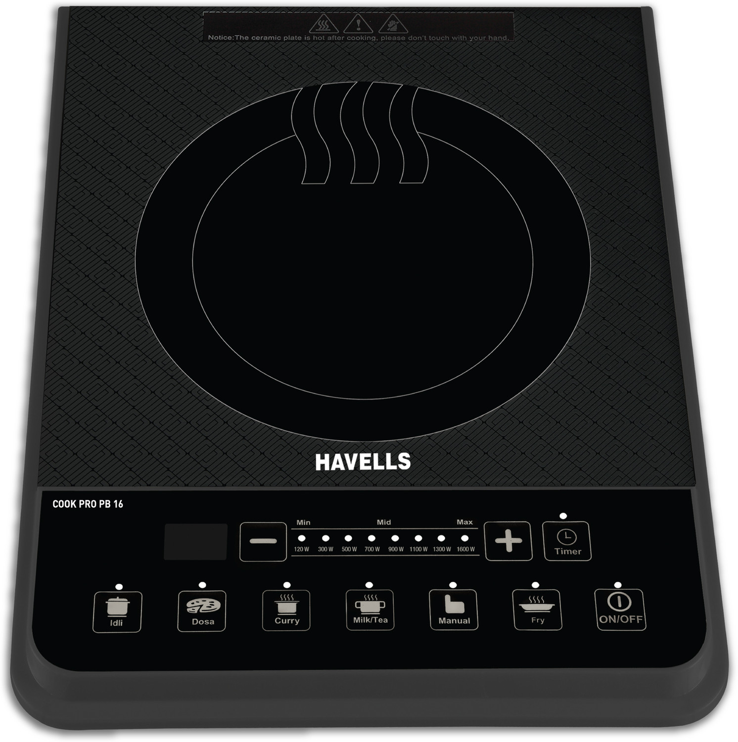 Image of HAVELLS 1600 W Induction Cooktop Touch Panel