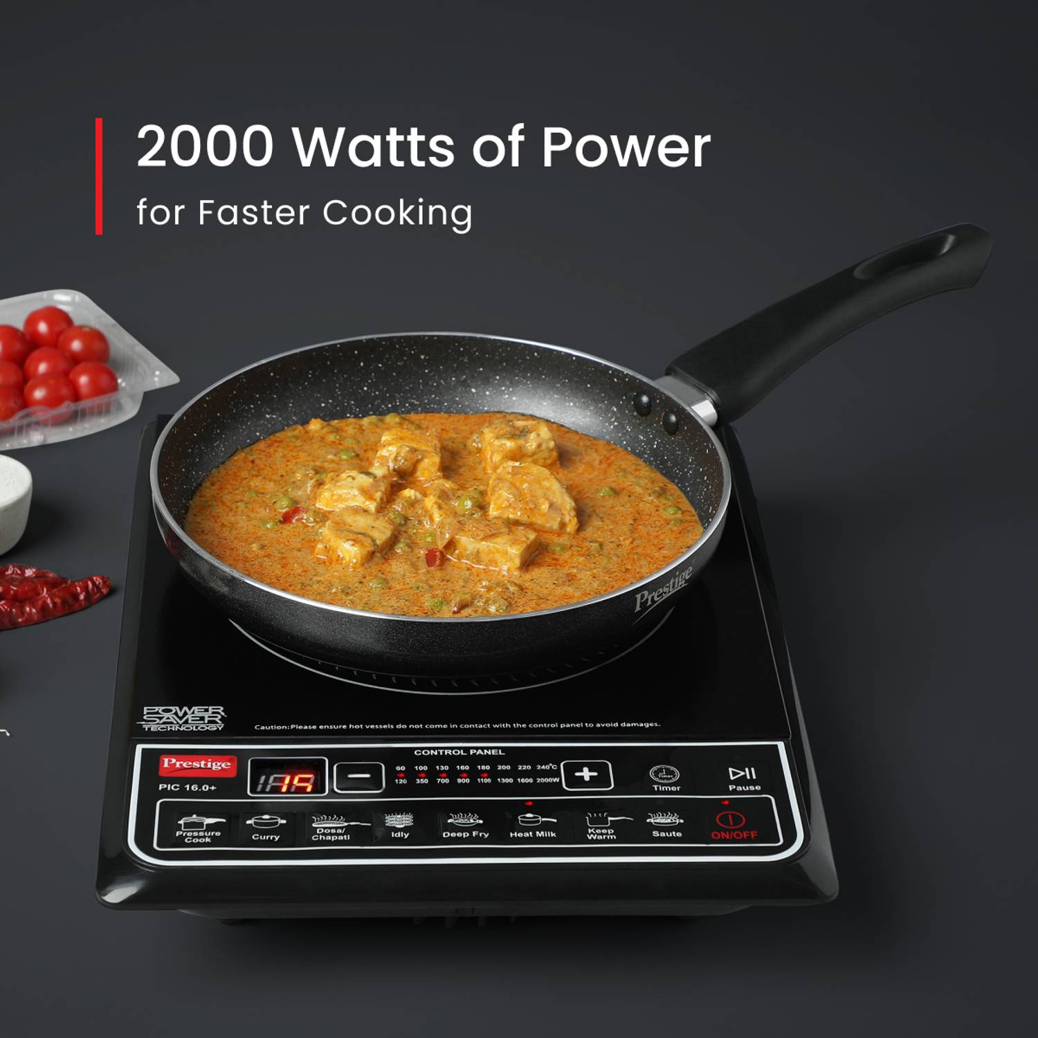 Prestige 2000W Induction Cooktop Push Button - Image 5
