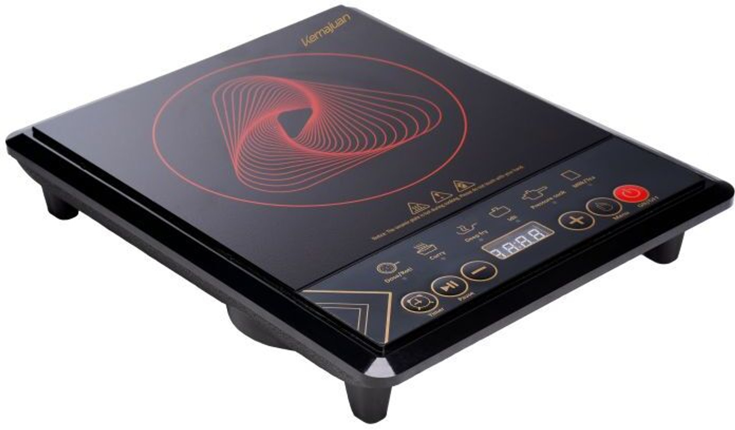 Image of KEMAJUAN 1600 W Induction Cooktop Push Button