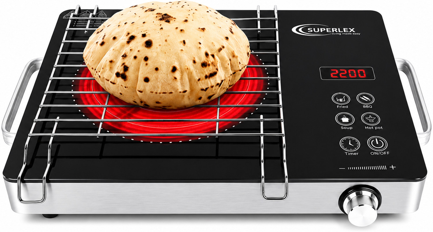 Image of SUPERLEX 2200 W Infrared Cooktop Touch Panel