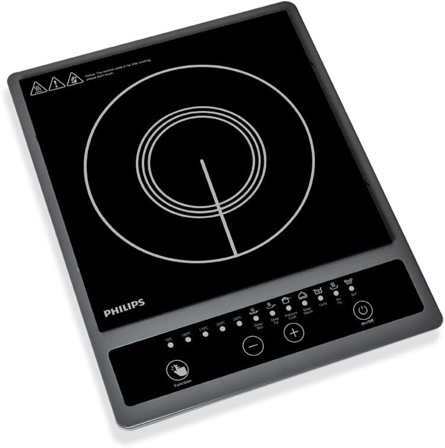 Image of PHILIPS 1300 W Induction Cooktop Push Button
