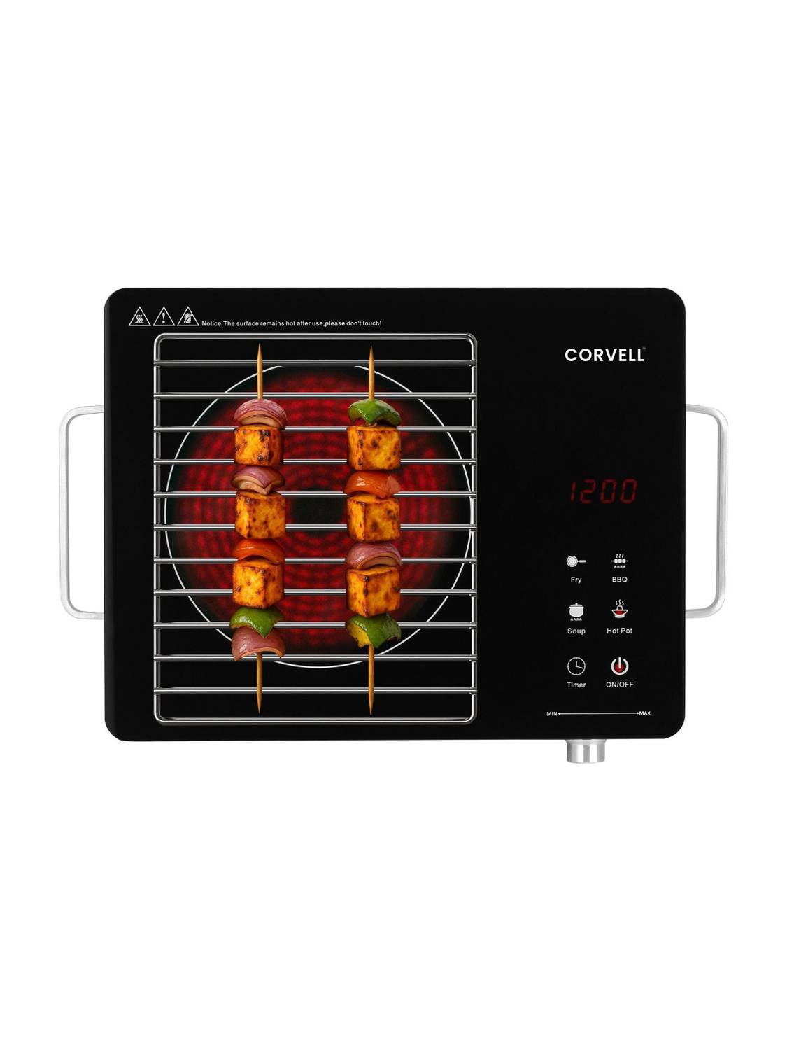 Corvell 2200 W Infrared Cooktop Touch Panel