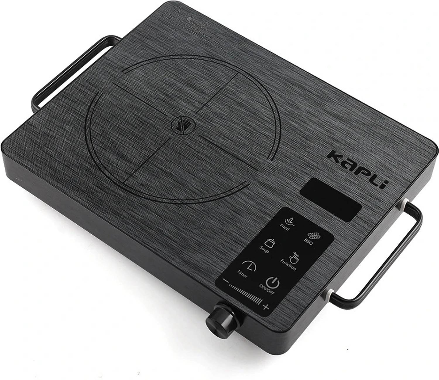 KAPLI 2500W Radiant Cooktop Black - Image 1