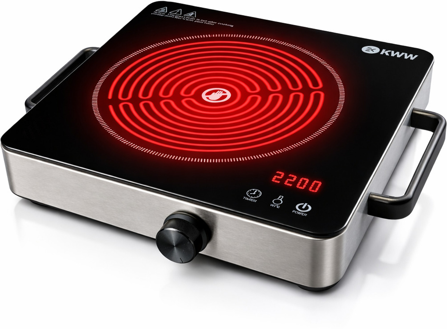 Image of KWW 2200 W Infrared Cooktop Touch Panel