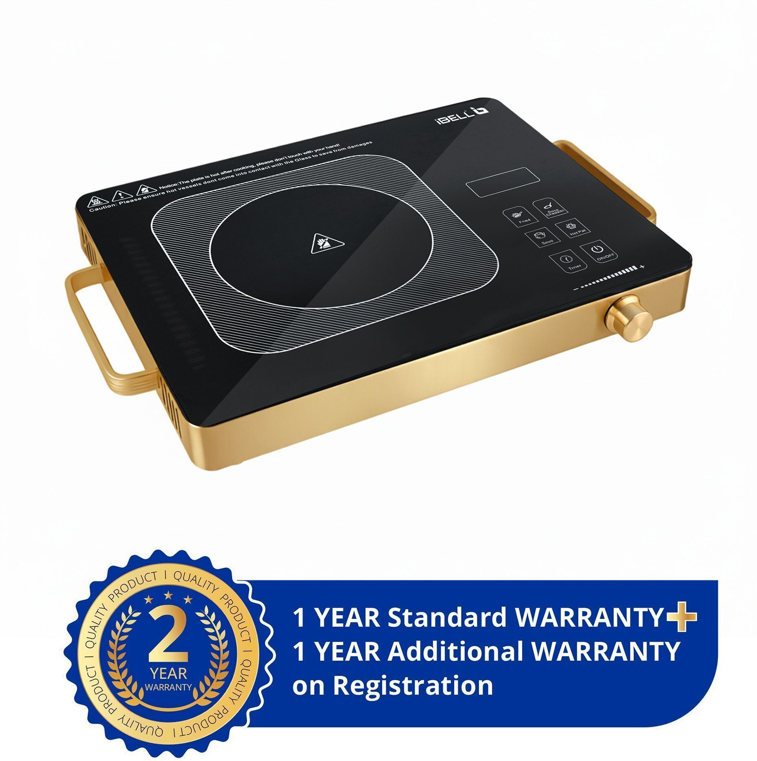 Image of iBELL 2000 W Infrared Cooktop Touch Panel