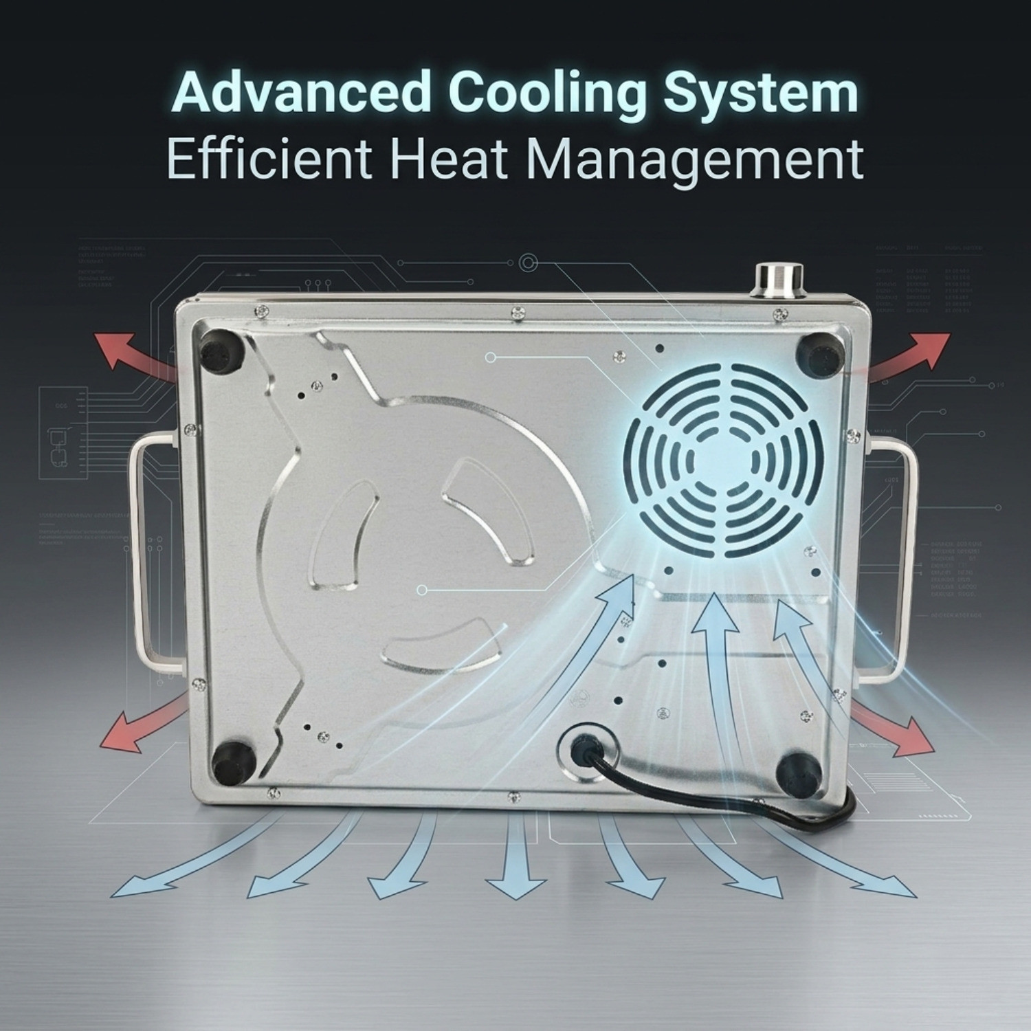 Image of canvaplus 2600 W Induction Cooktop Touch Panel