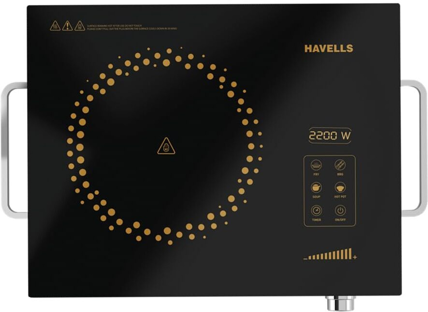 Image of HAVELLS 2200 W Infrared Cooktop Jog Dial, Touch Panel