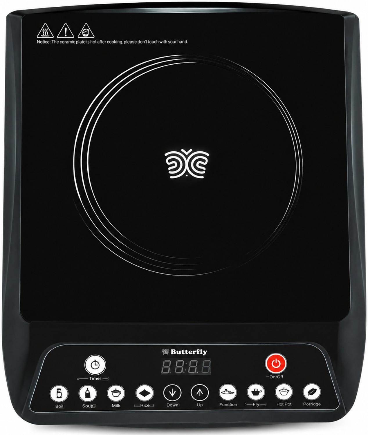 Image of Butterfly 1800 W Induction Cooktop Push Button