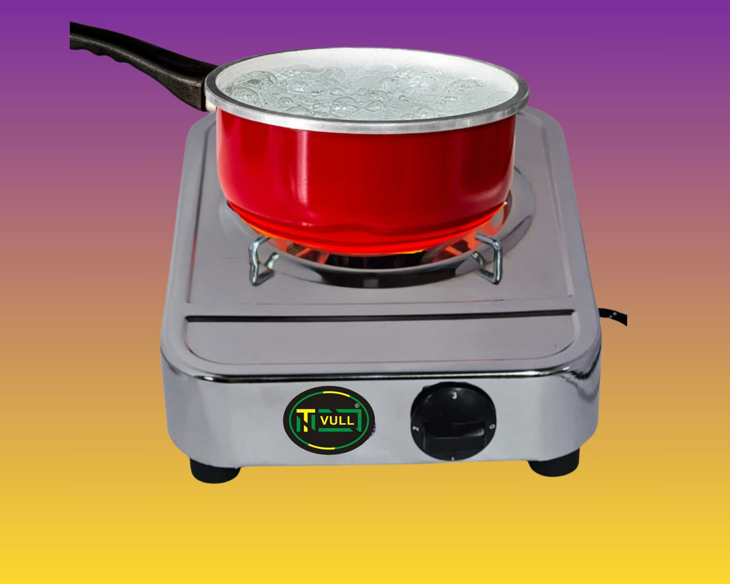 Image of NETVULL 2000 W Radiant Cooktop Jog Dial