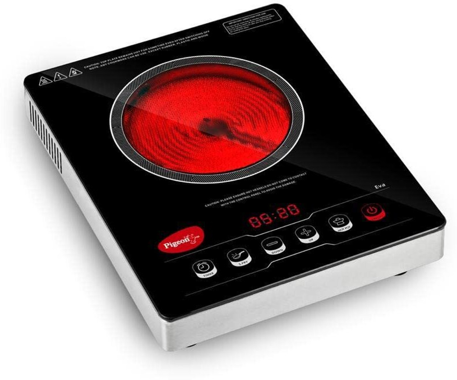Image of Pigeon 2000 W Infrared Cooktop Touch Panel