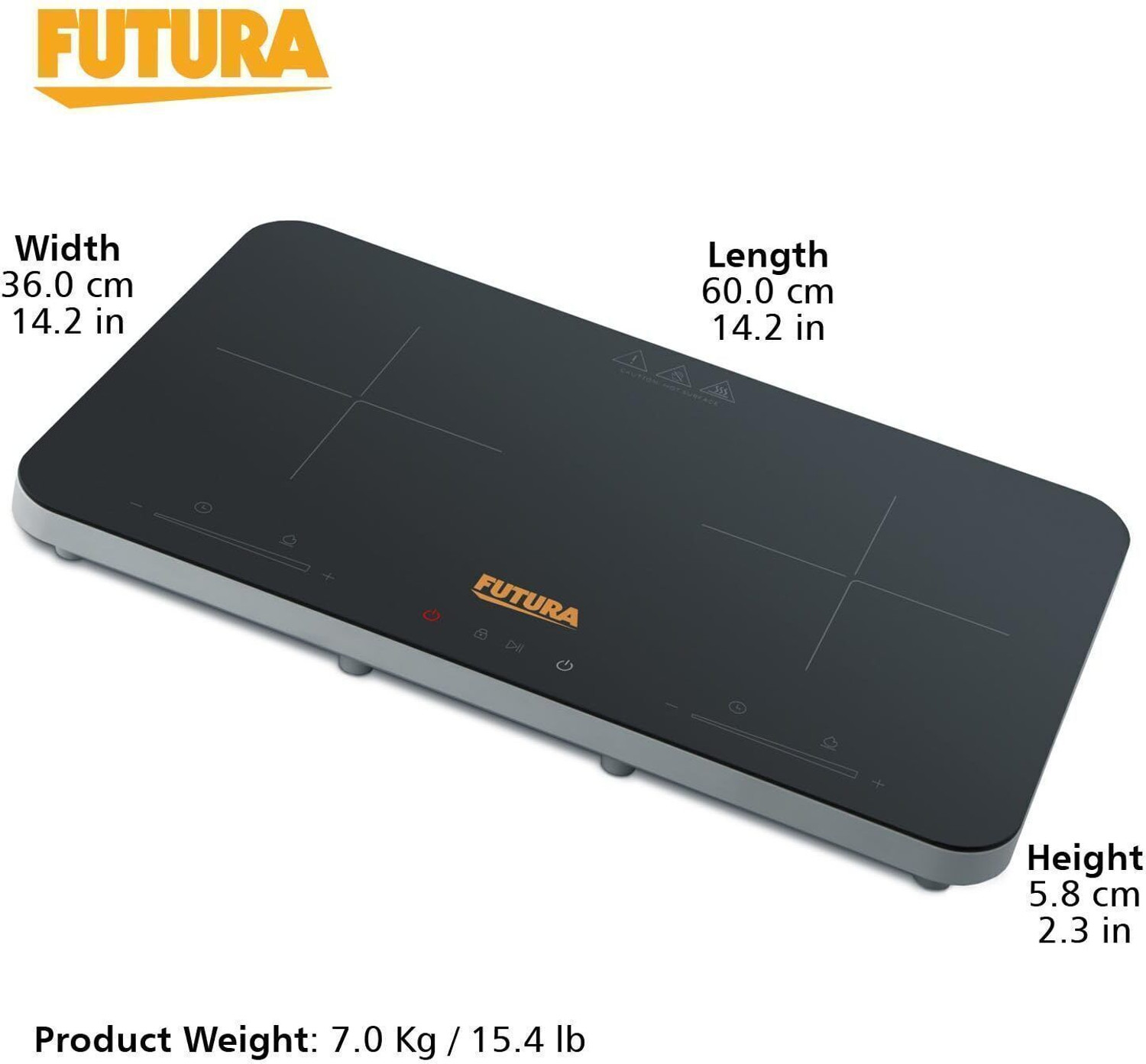 Image of Hawkins 3600 W Induction Cooktop Touch Panel