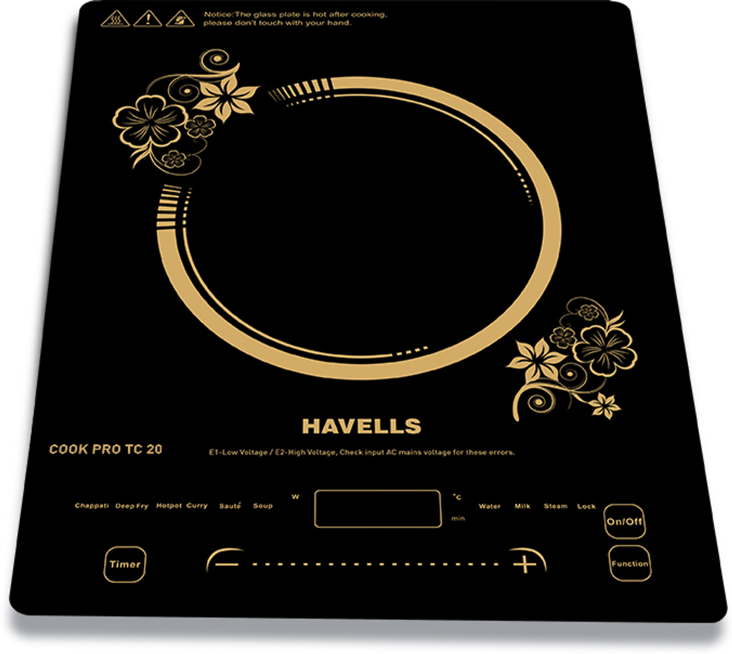 Image of HAVELLS 2000 W Induction Cooktop Touch Panel