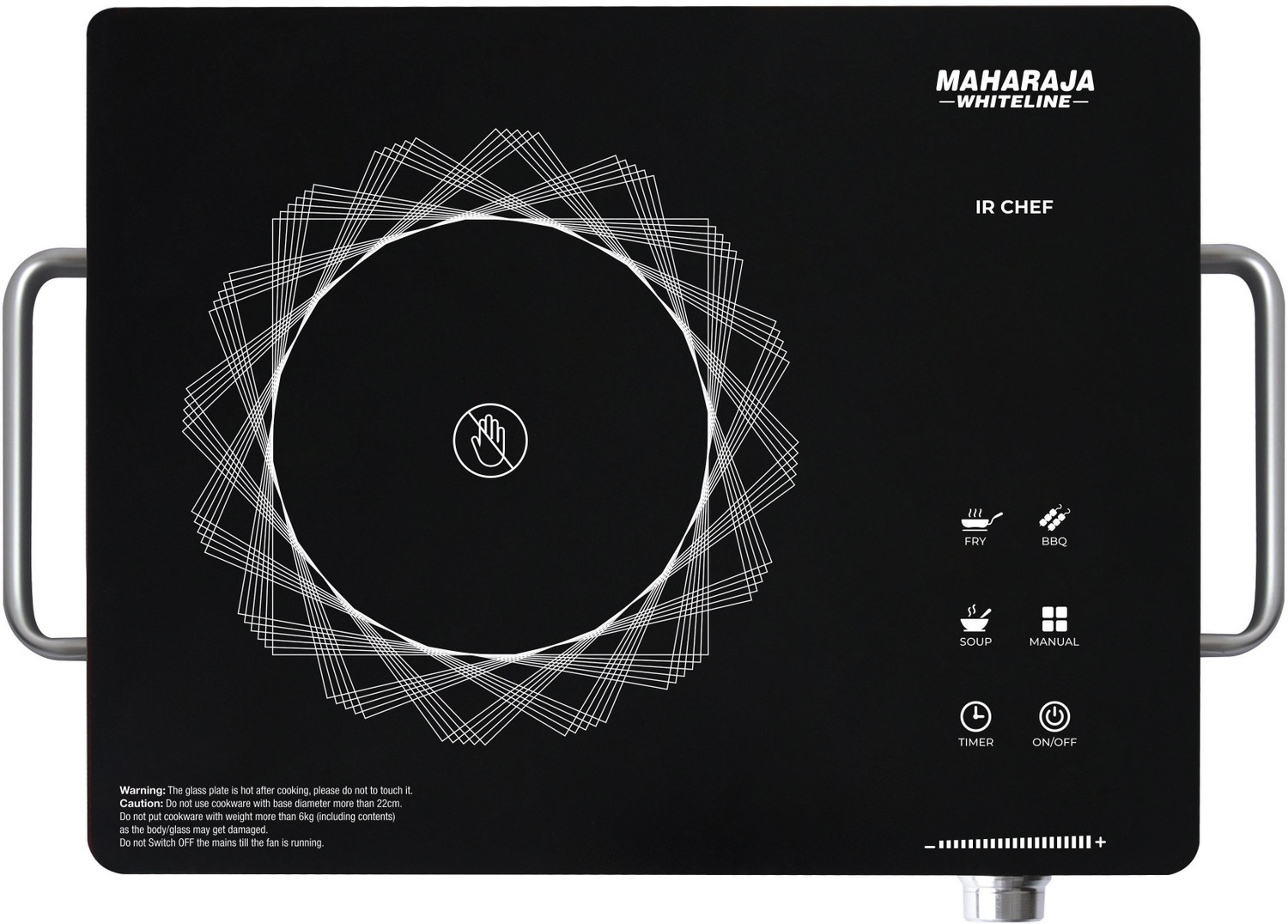 Image of MAHARAJA WHITELINE 2200 W Infrared Cooktop Touch Panel