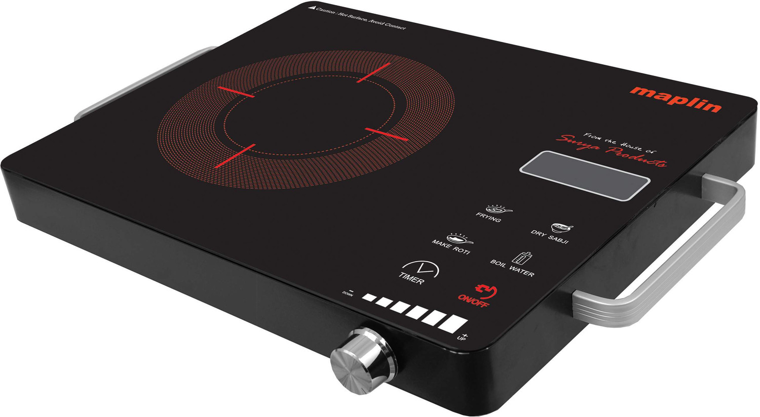 Image of Maplin 2000 W Radiant Cooktop Touch Panel