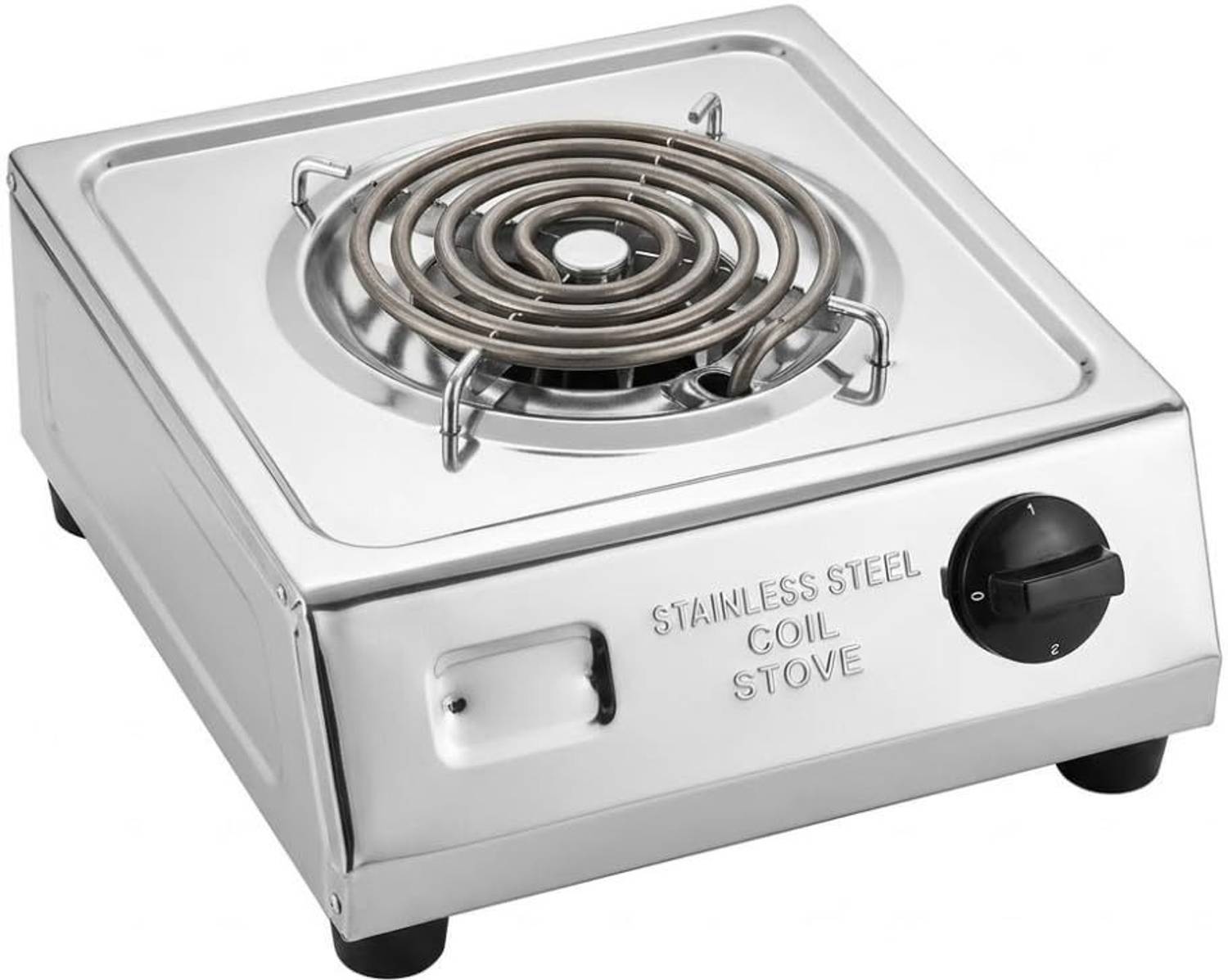 QUALX 2000 W Radiant Cooktop Jog Dial (Silver, ISI Mark 2000W Fav