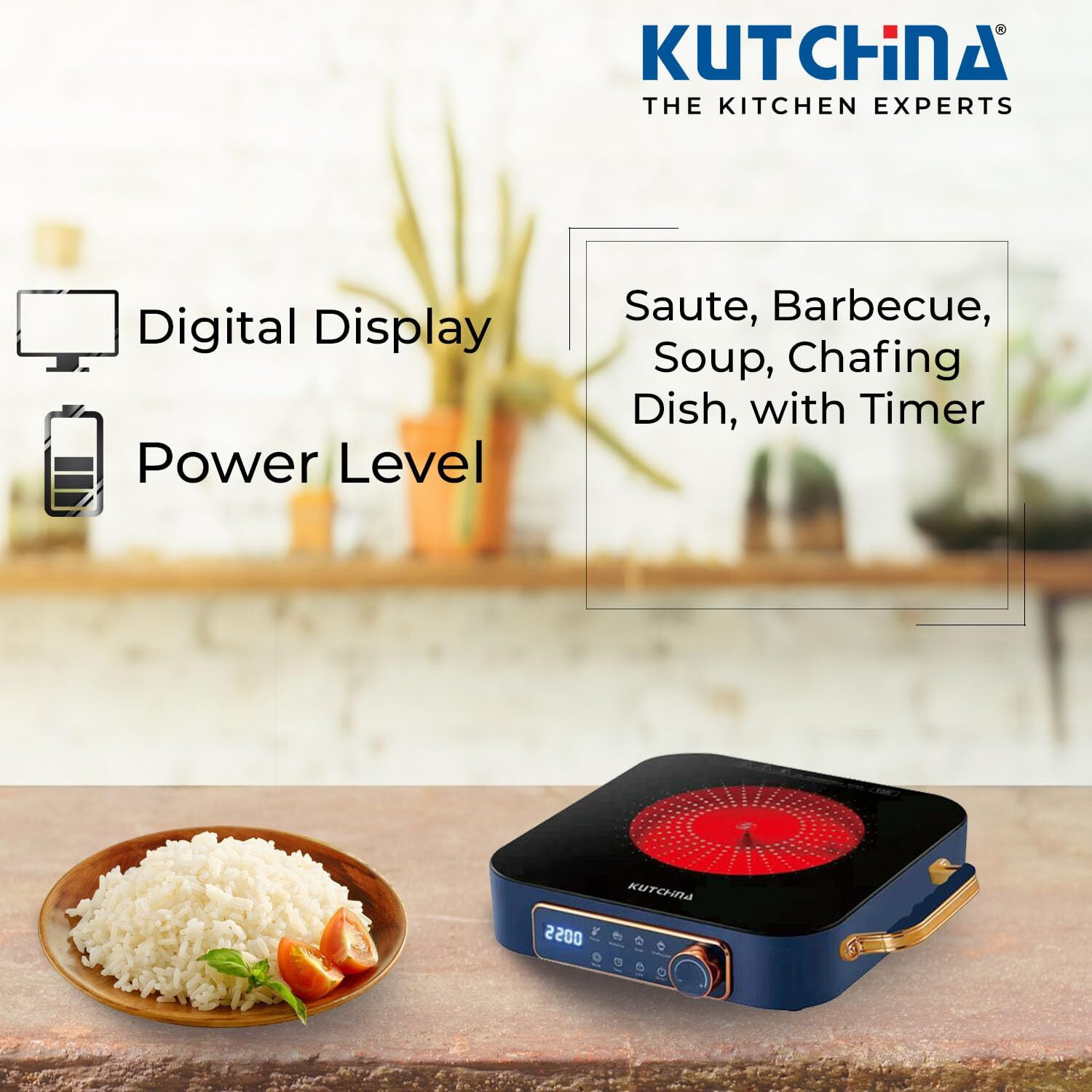 Image of Kutchina 2200 W Radiant Cooktop Touch Panel