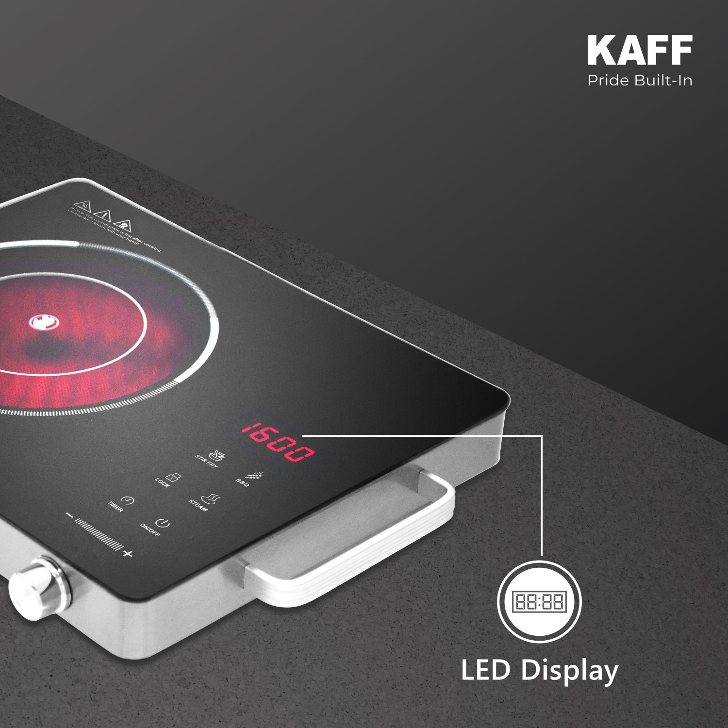 Kaff Cooktop Kaff 2200 W Infrared Cooktop Touch Panel - Price History