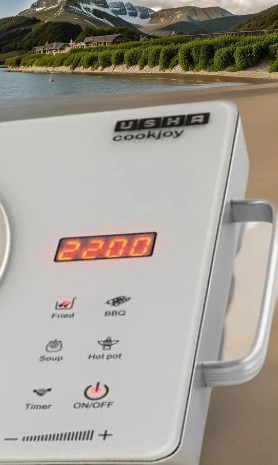 Image of USHA 2200 W Infrared Cooktop Touch Panel, Touch Panel
