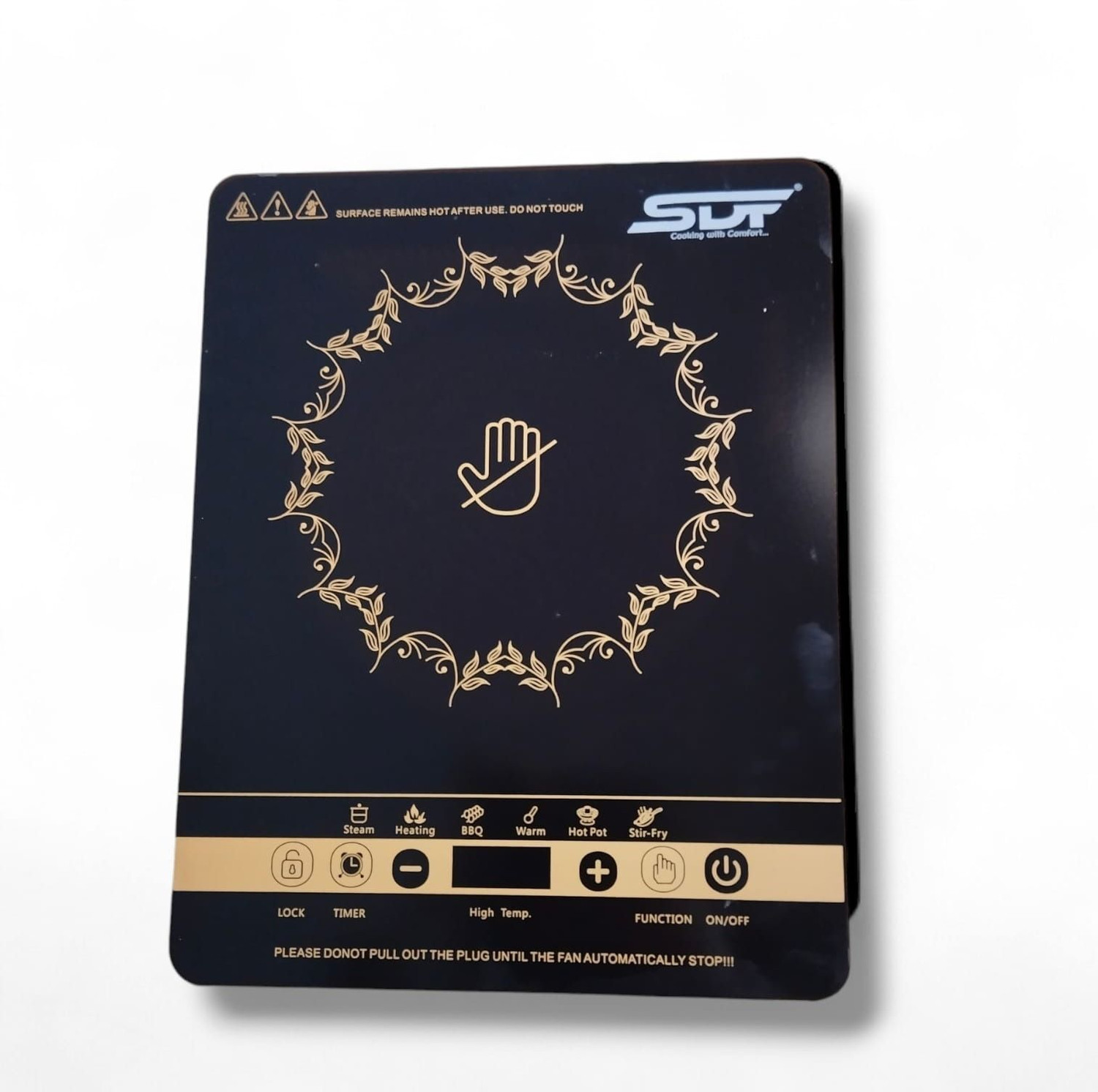 Image of HPC 2000 W Induction Cooktop Touch Panel, Push Button