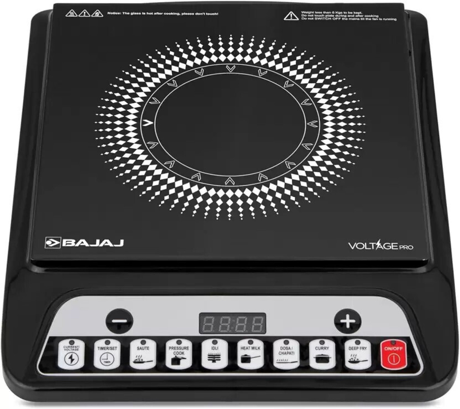 Image of BAJAJ 1400 W Induction Cooktop Push Button