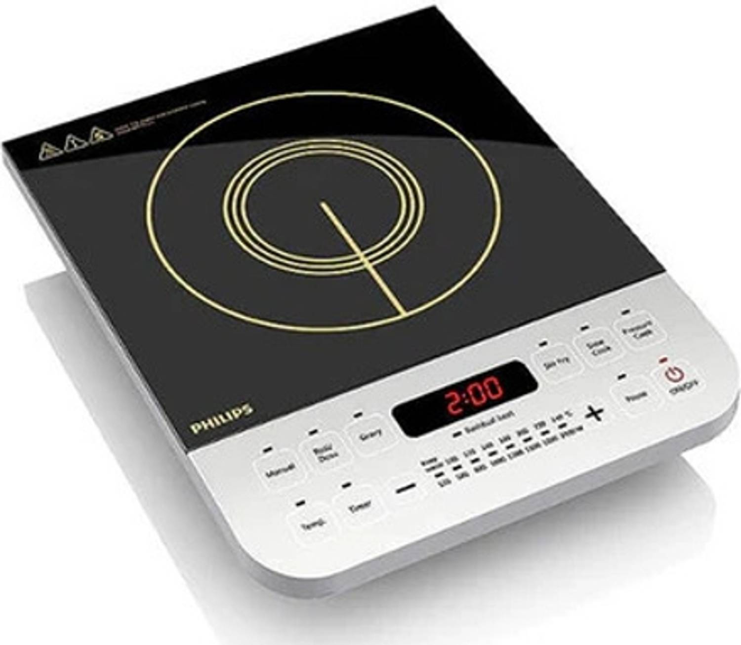 PHILIPS 2100 W Induction Cooktop Push Button (Black, hd4928)