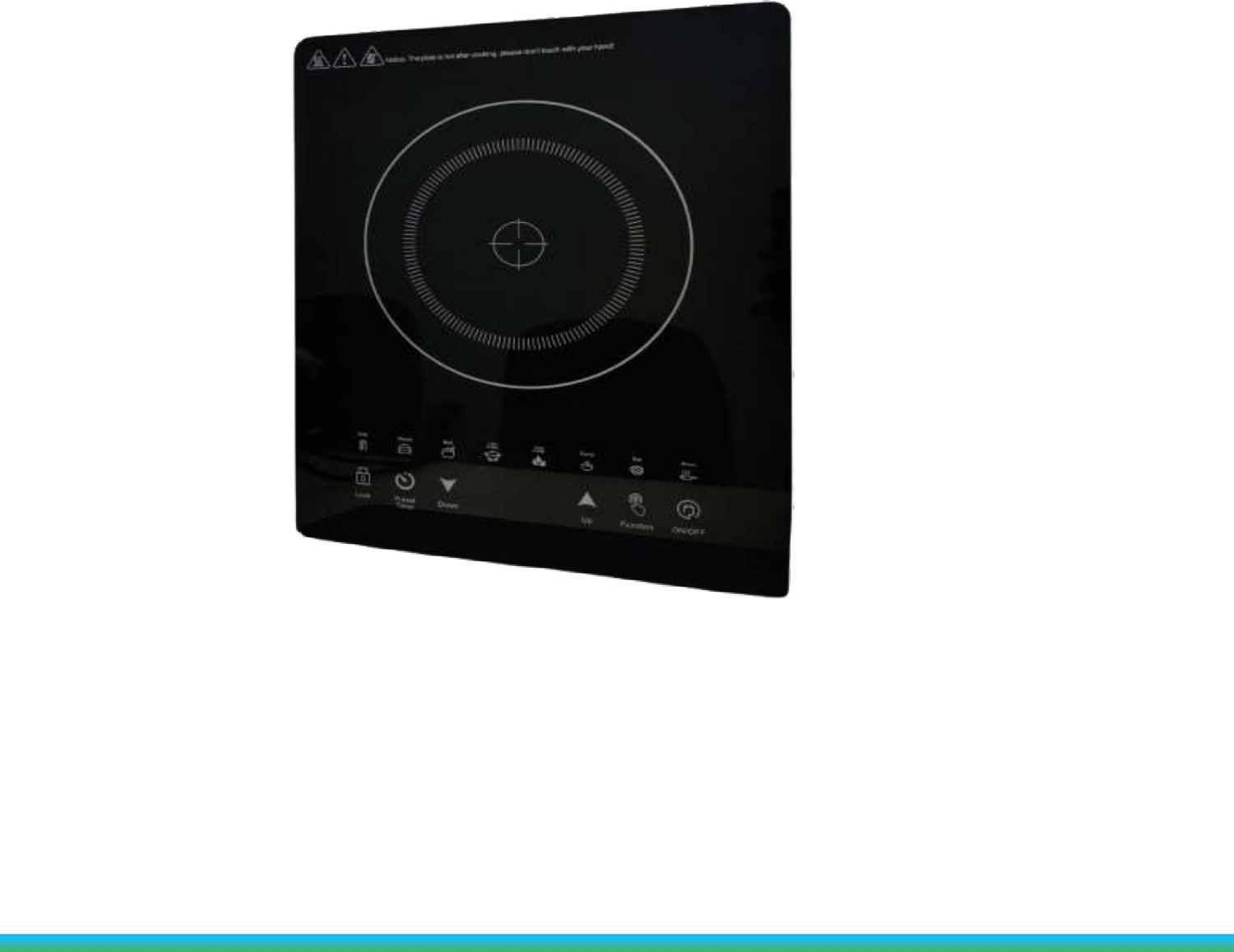 Image of HPC 2000 W Induction Cooktop Touch Panel