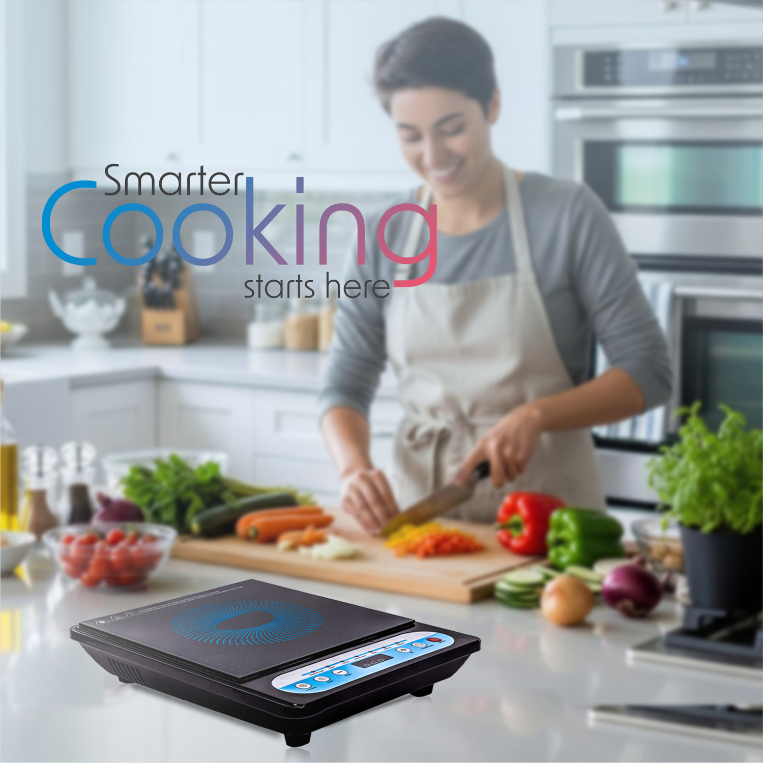 Image of Cellecor 2000 W Induction Cooktop Push Button