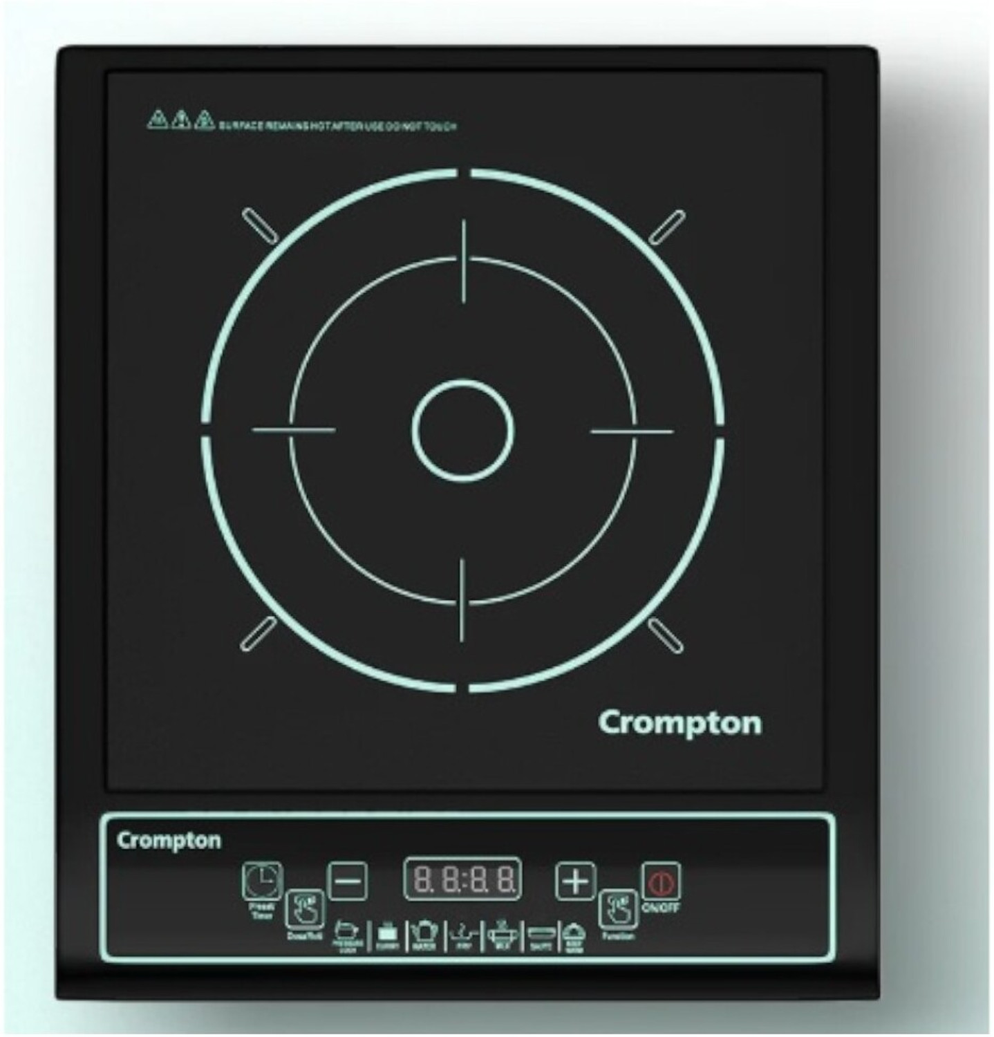 Image of Crompton 1200 W Induction Cooktop Push Button