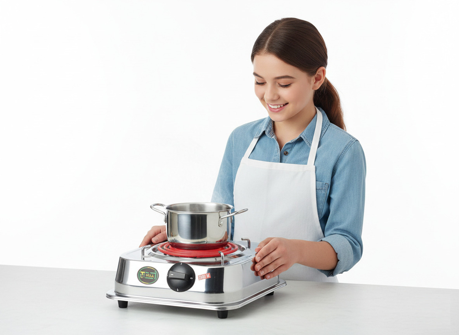 Image of NETVULL 2000 W Radiant Cooktop Jog Dial