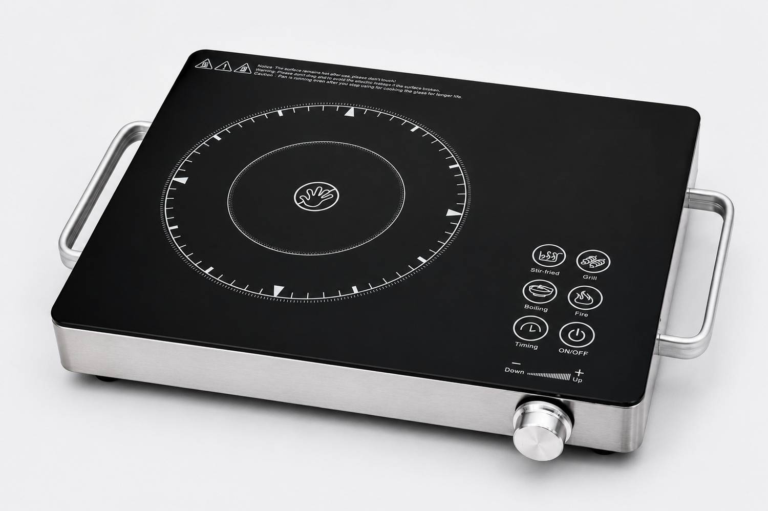 Kraft Italy 2200 W Infrared Cooktop Touch Panel (Black, INFRARED