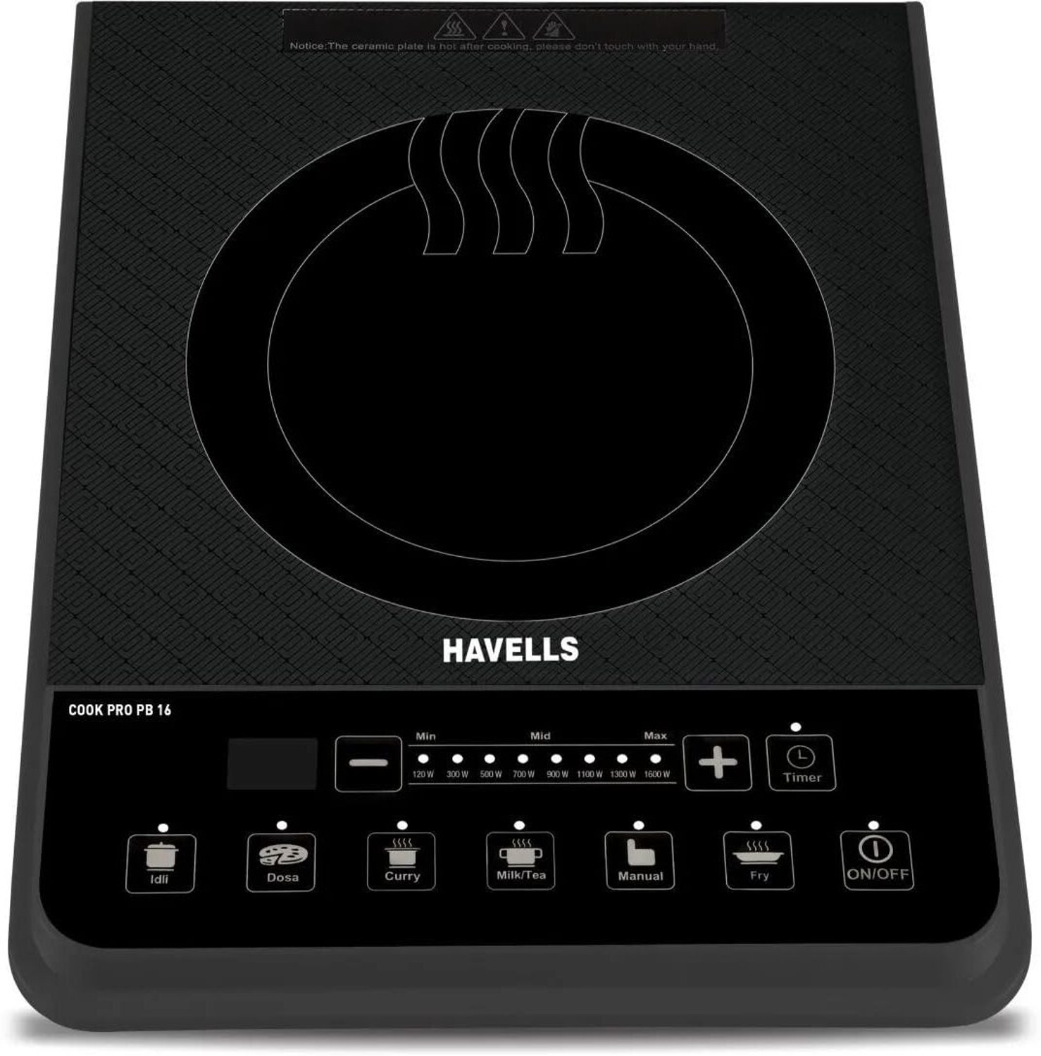 Image of HAVELLS 1600 W Induction Cooktop Touch Panel