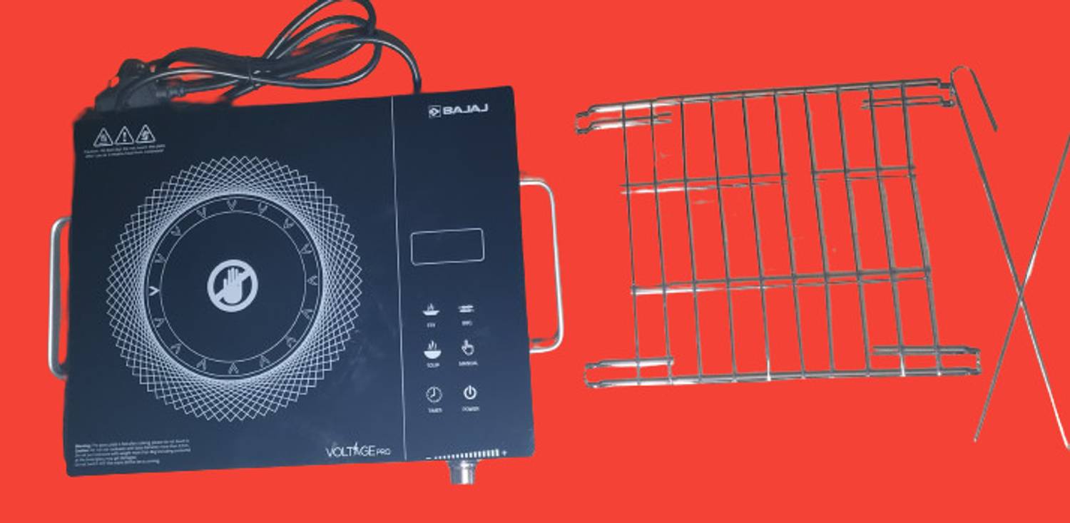 BAJAJ 2200 W Radiant Cooktop Jog Dial, Touch Panel, White - Image 5
