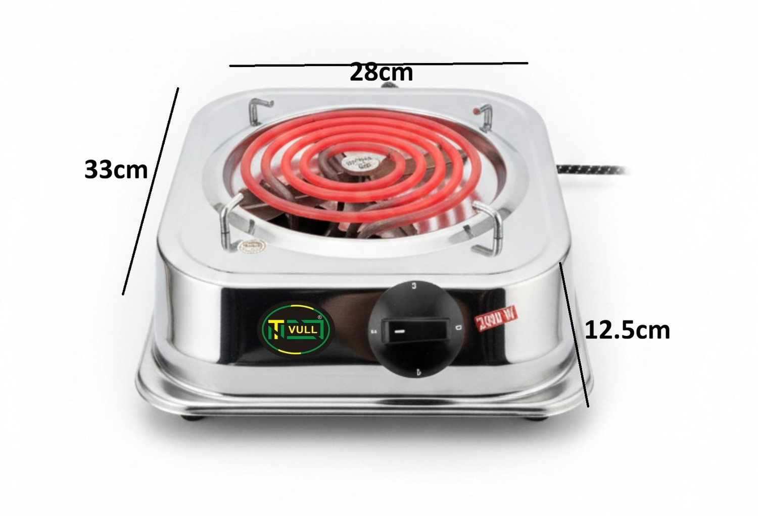 Image of NETVULL 2000 W Radiant Cooktop Jog Dial