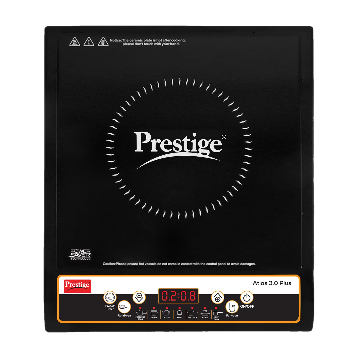 Prestige 1600 W Induction Cooktop Push Button (Black, Atlas 3.0 P...more Rs. 2199 - Flipkart
