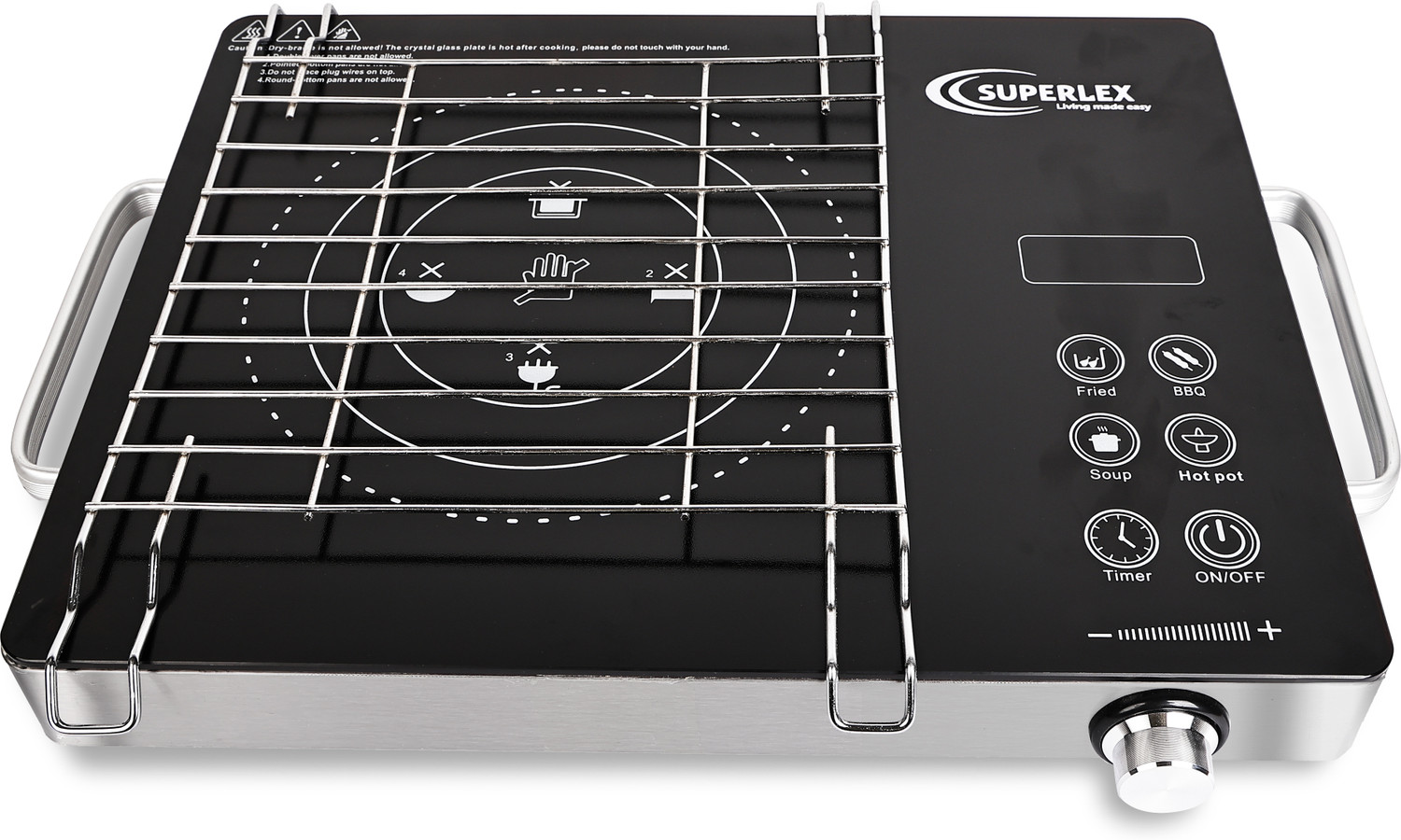 Image of SUPERLEX 2200 W Infrared Cooktop Touch Panel