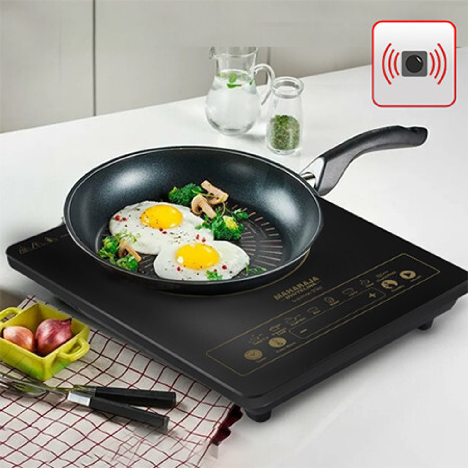 Image of MAHARAJA WHITELINE 2000 W Induction Cooktop Push Button