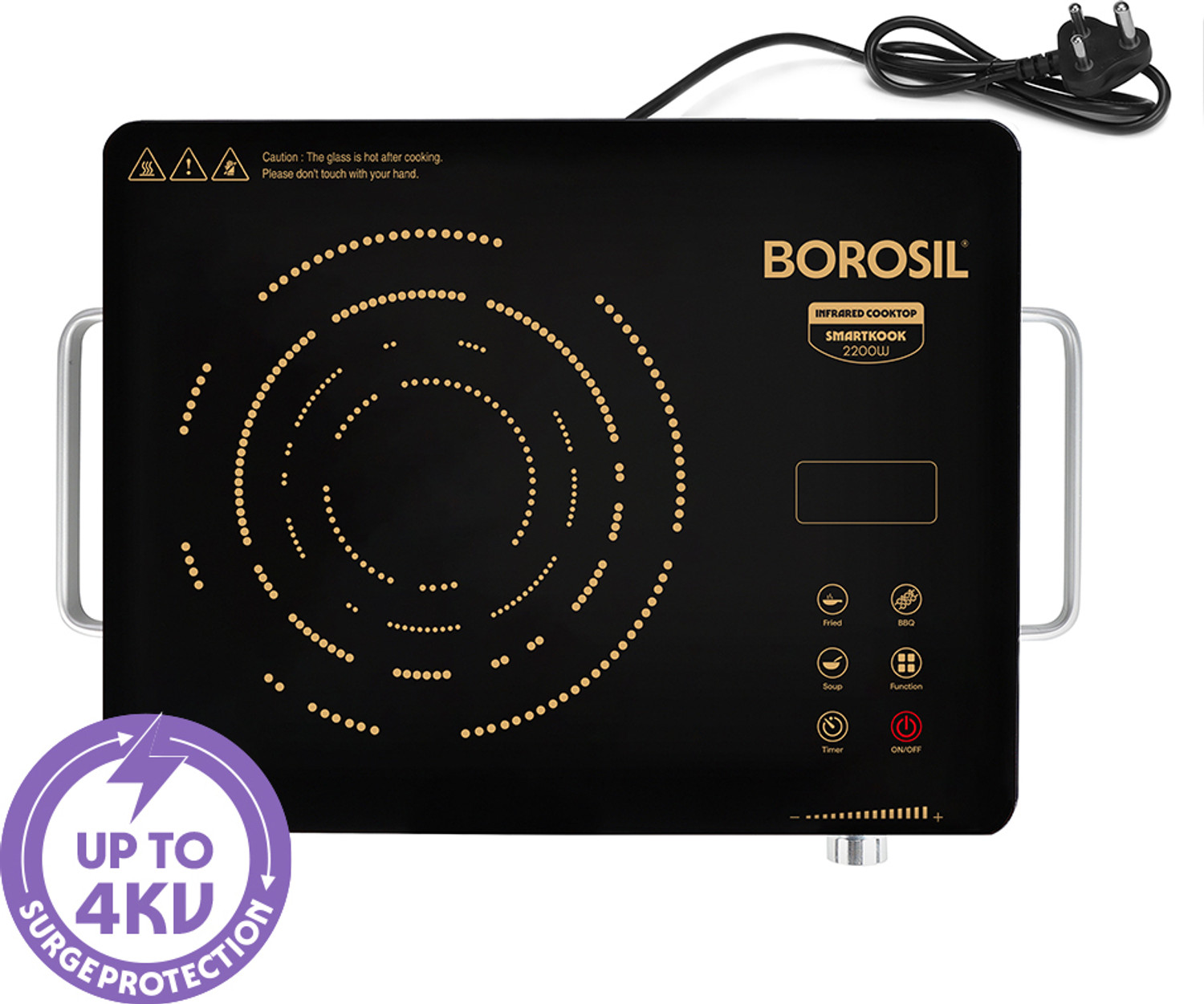 Image of BOROSIL 2200 W Induction Cooktop Push Button