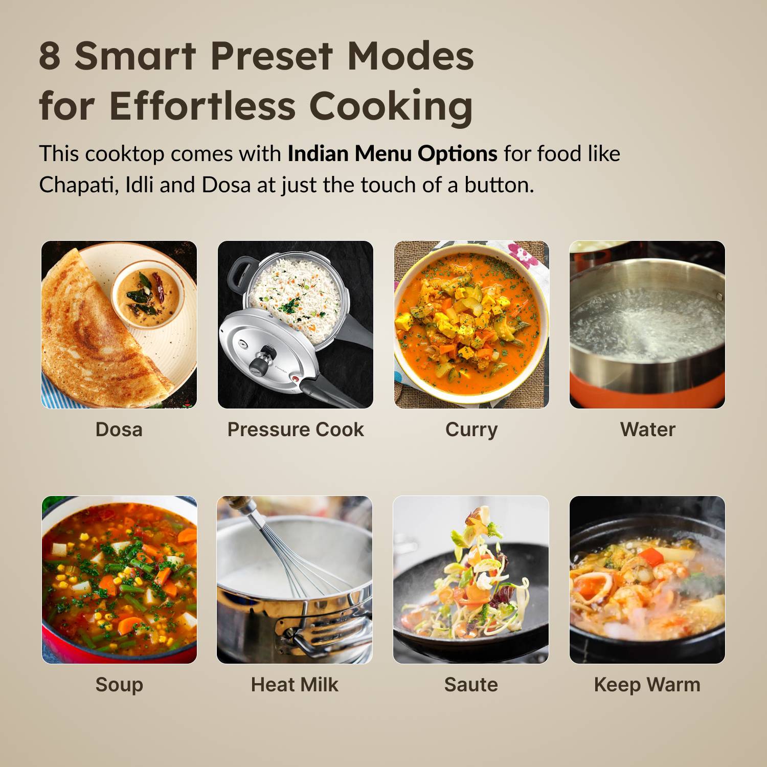 Prestige 1200W Induction Cooktop Black - Image 4