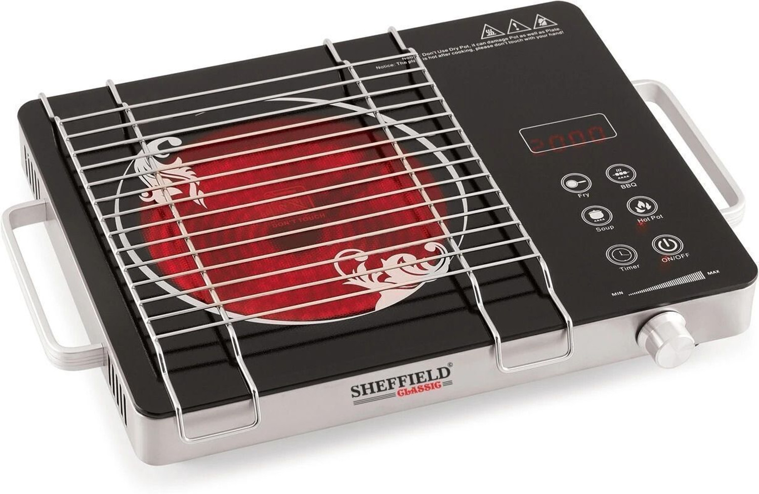 Image of Sheffield Classic 2000 W Induction Cooktop Touch Panel