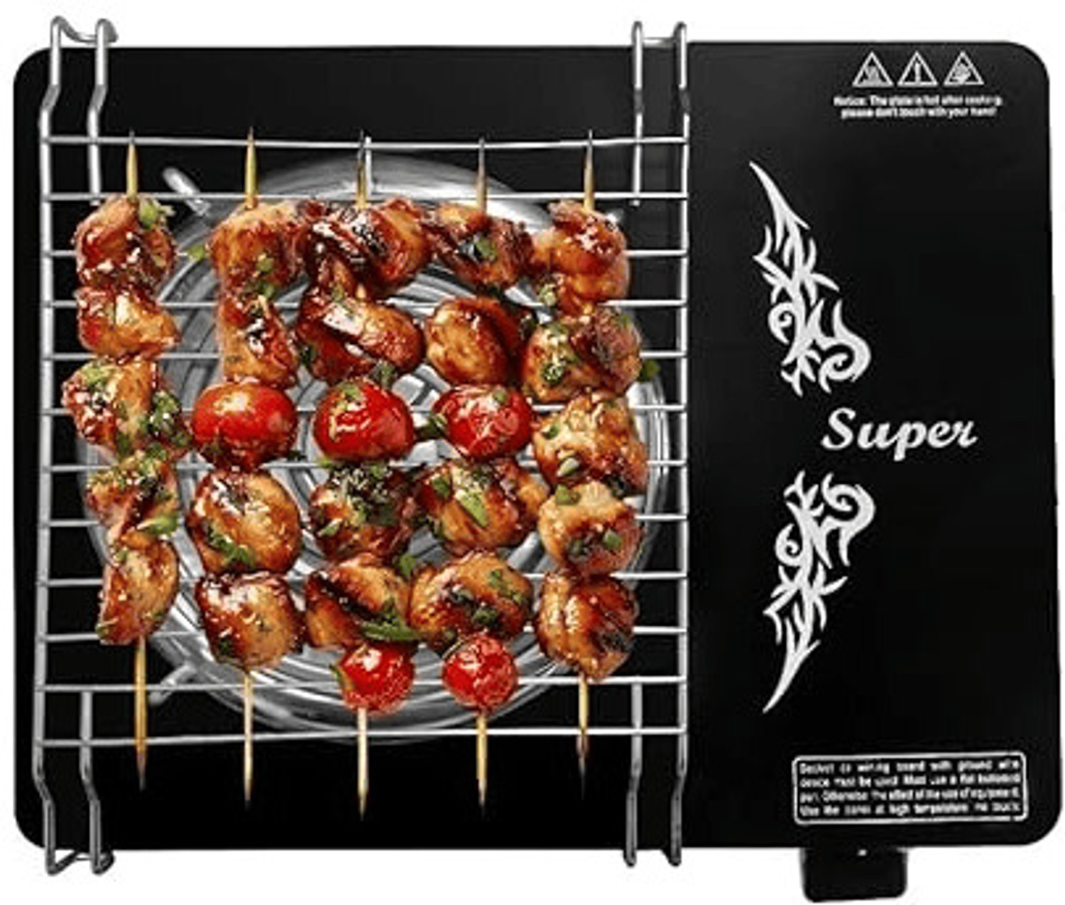 Image of BESTHOT 2000 W Infrared Cooktop Push Button