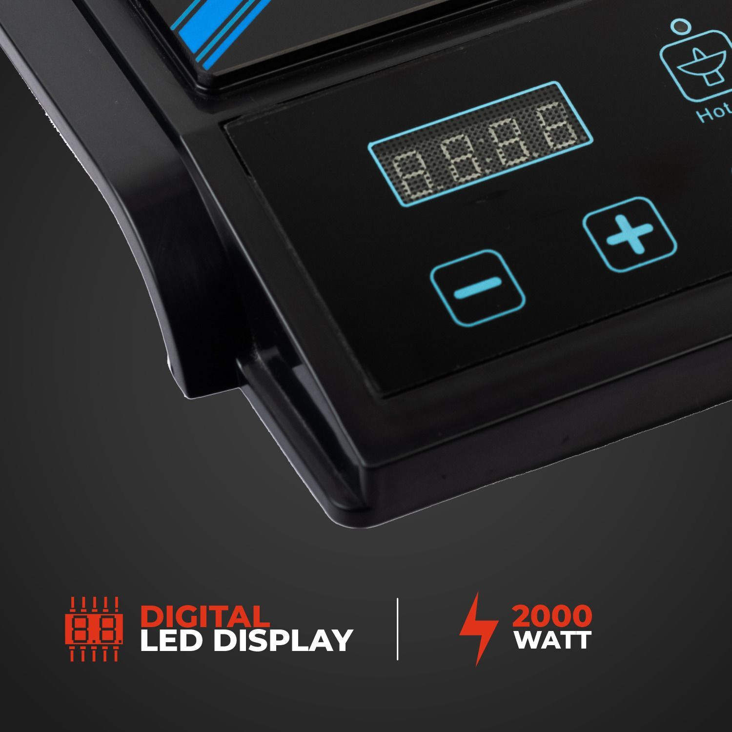 Image of BLOWHOT 2000 W Induction Cooktop Touch Panel