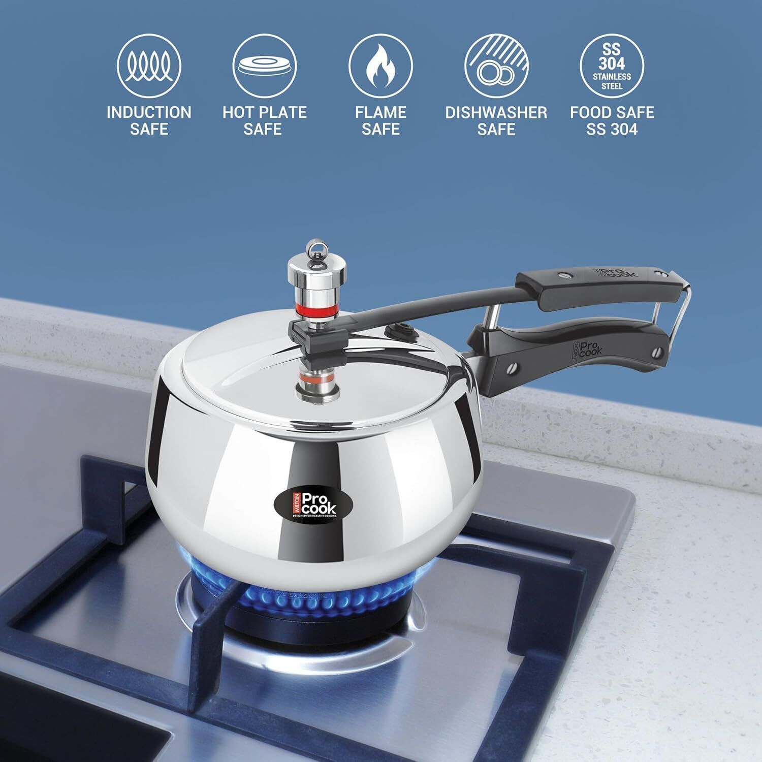 Image of MILTON 1200 W Induction Cooktop Push Button