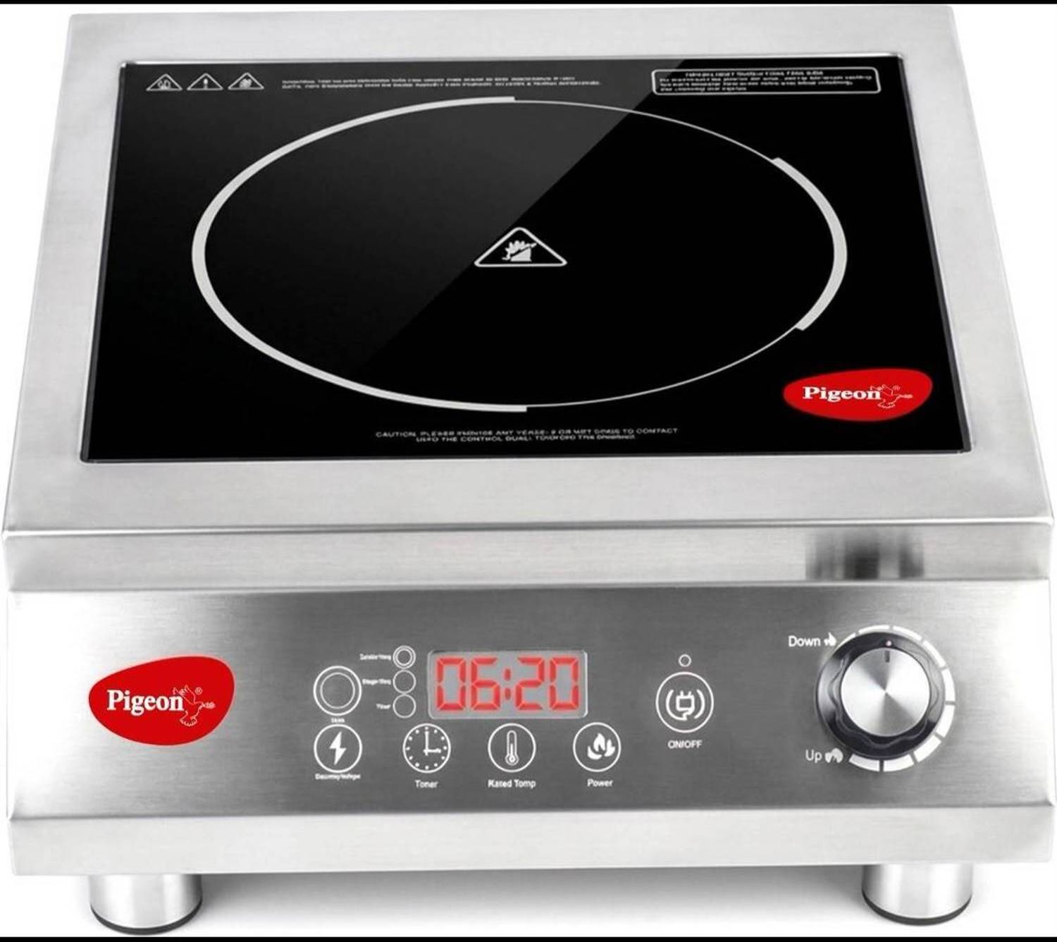 Pigeon 3500W Induction Cooktop Black - Image 3