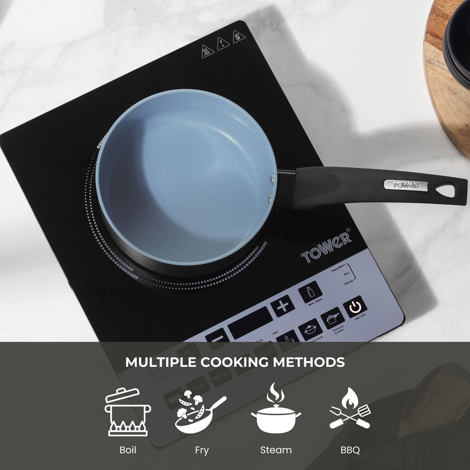 Image of Tower 2000 W Induction Cooktop Touch Panel