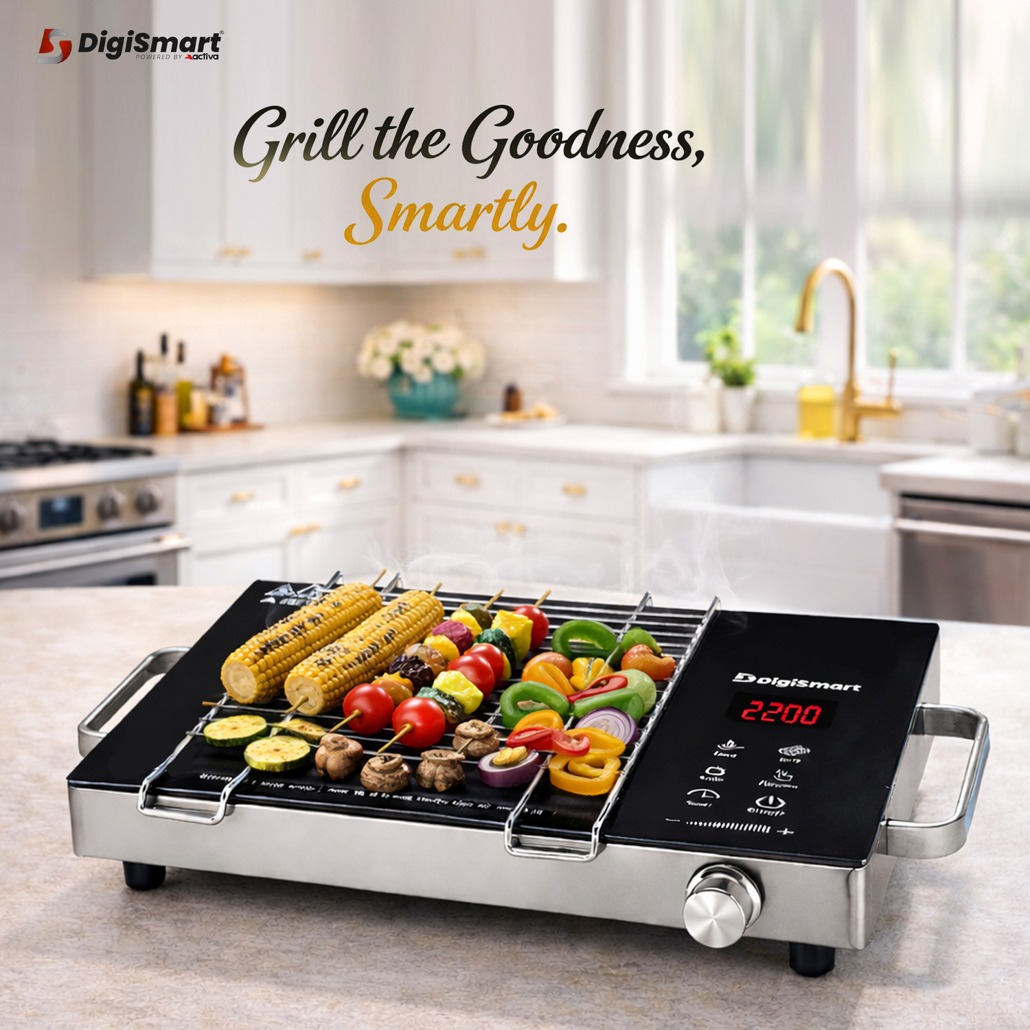 Image of DIGISMART 2200 W Infrared Cooktop Touch Panel