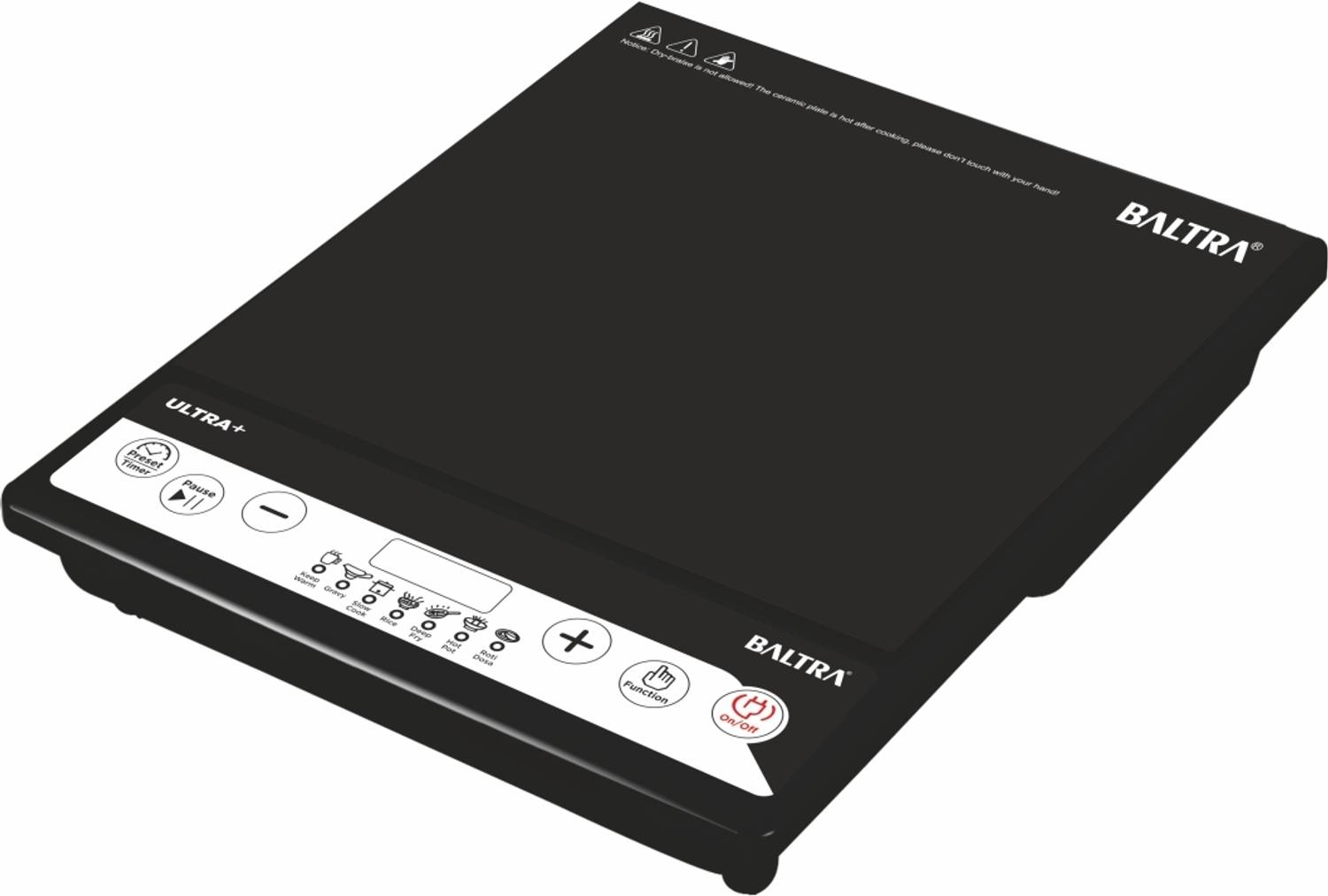 Baltra 1400 W Induction Cooktop Push Button (Black, Ultra Plus BI