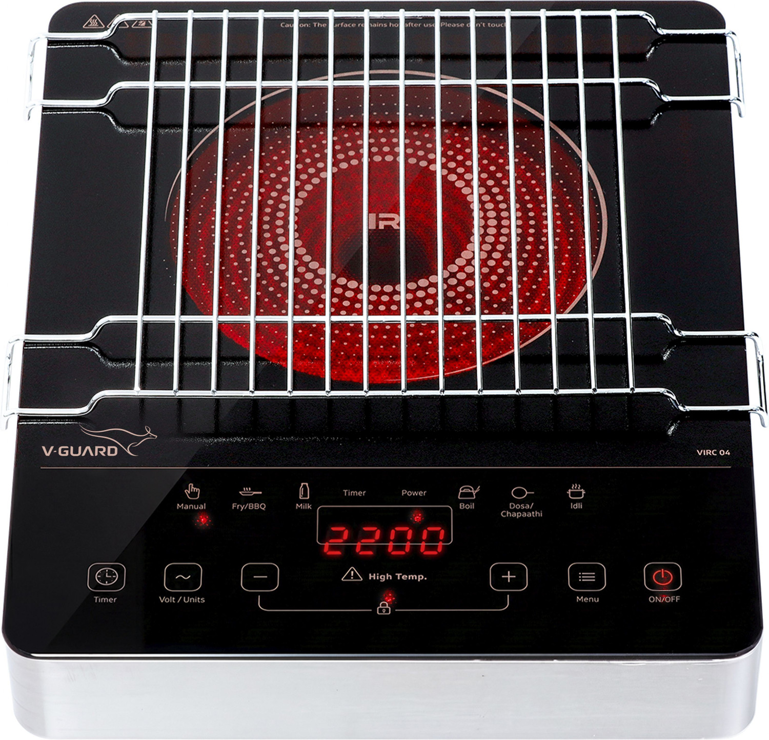 Image of V-Guard 2200 W Infrared Cooktop Touch Panel