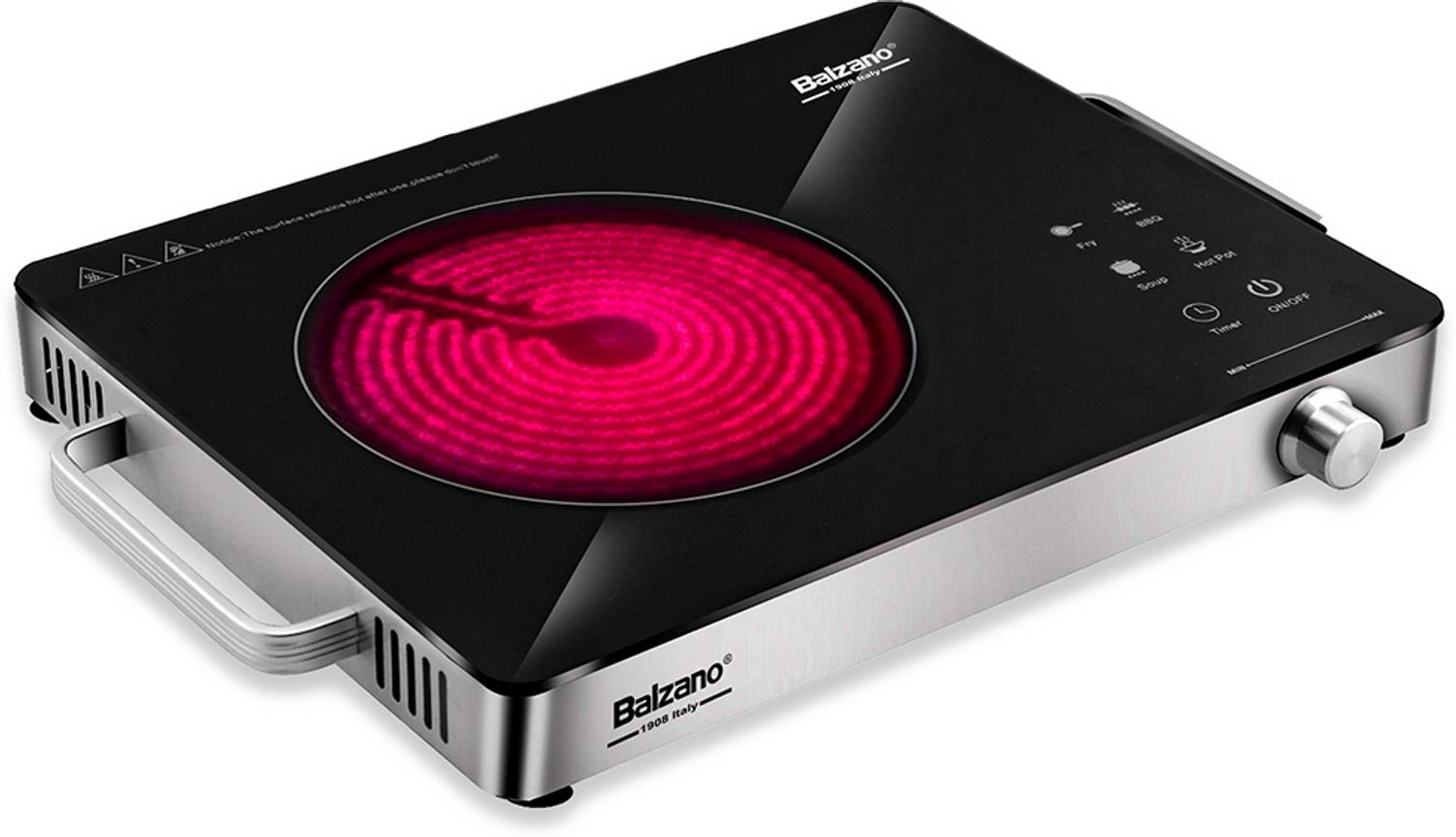 Balzano 2000 W Induction Cooktop Touch Panel