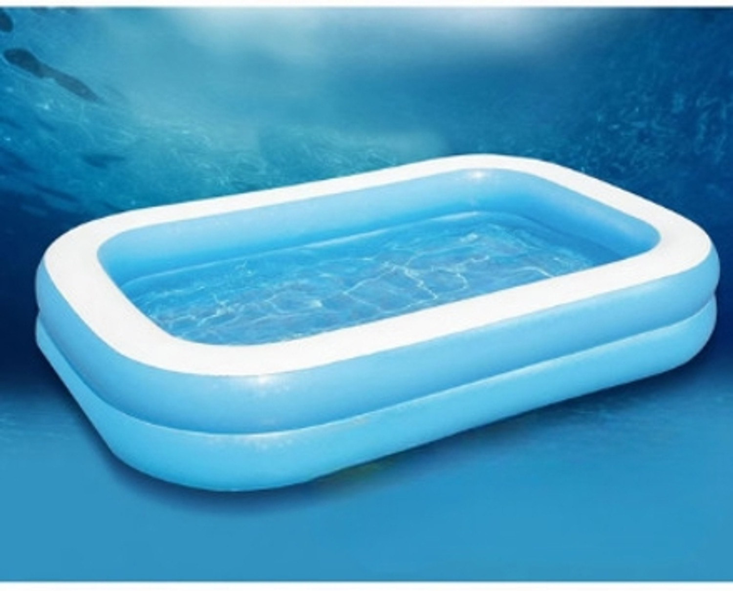 Image of HornFlow 8.7 Swimming Bath Tub(IND*9677123) with Free Electric pump Inflatable Swimming Pool