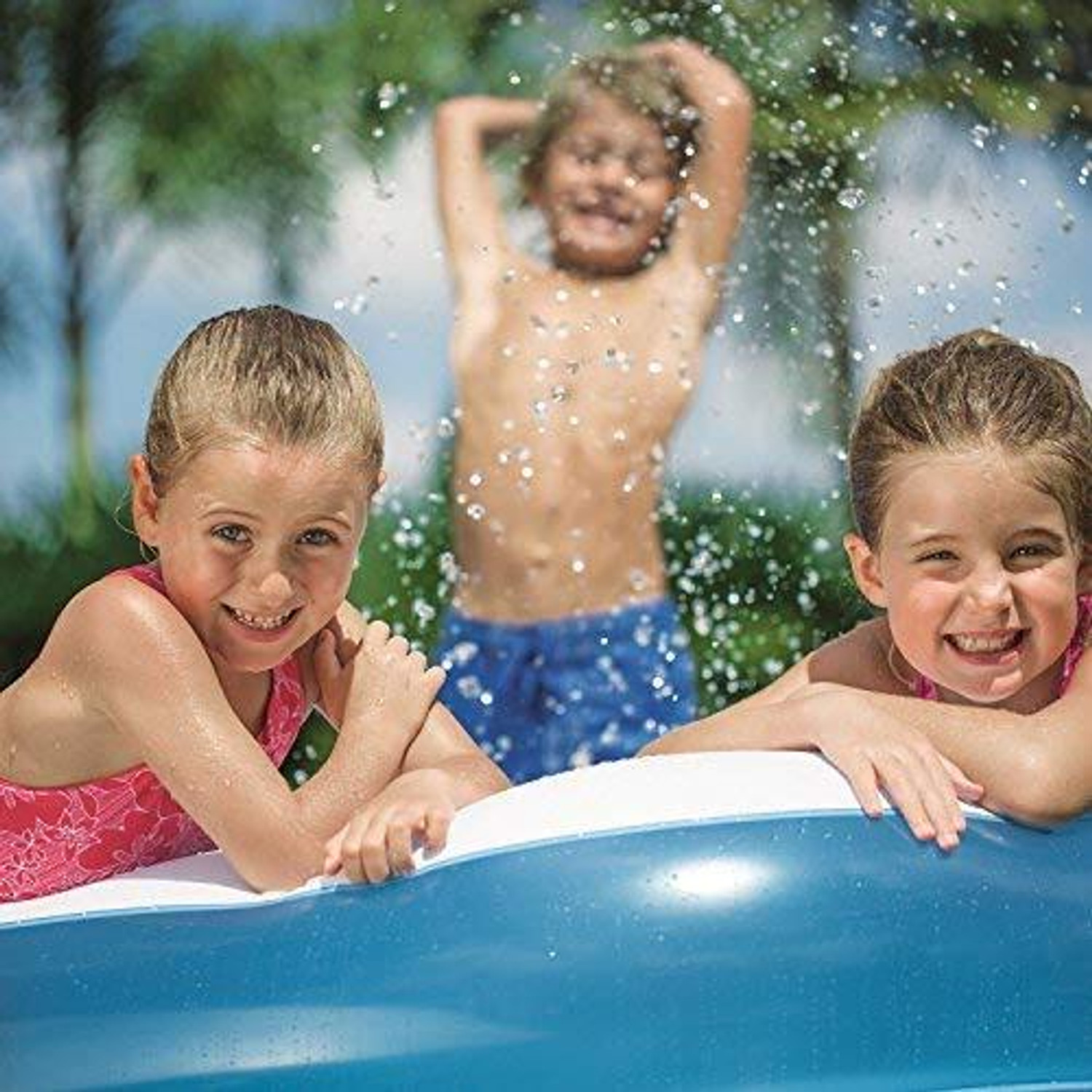 Image of YOUNG STAR Premium 7 Feets Swimming Pool,Bath Tub,Water Pool,Water Tank For Kids & Adults Inflatable Swimming Pool, Inflatable Toy Pump